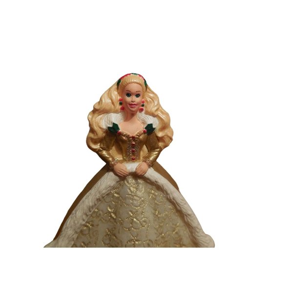 Mattel Hallmark Christmas Holiday Barbie Pin Brooch 1996 - Picture 6 of 13